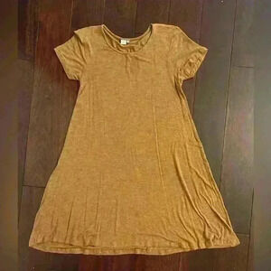 By Tavi Boutique Women’s Global Fair Trade Shirt Dress Burnt Orange Size Medium